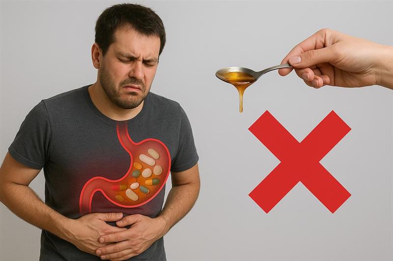 عسل با داروهای معده ترکیبی مفید یا پرخطر است؟